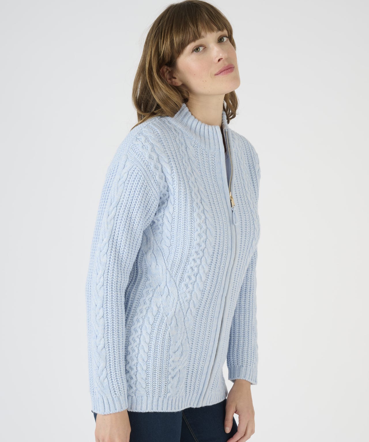 Toasty Thermal Zip Cardigan 