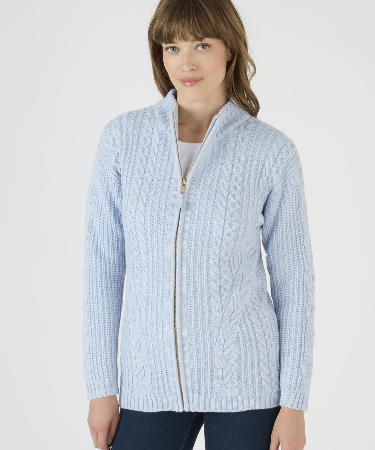 Toasty Thermal Zip Cardigan 