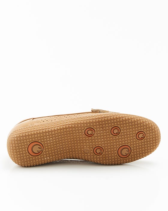 Cushion-walk tassel trim Moccasin