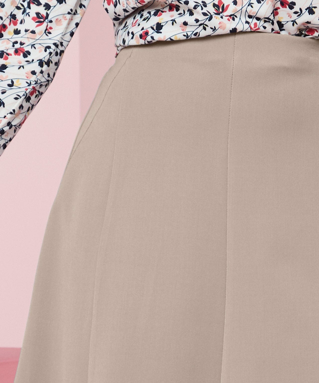 Pull-on Flare Skirt 