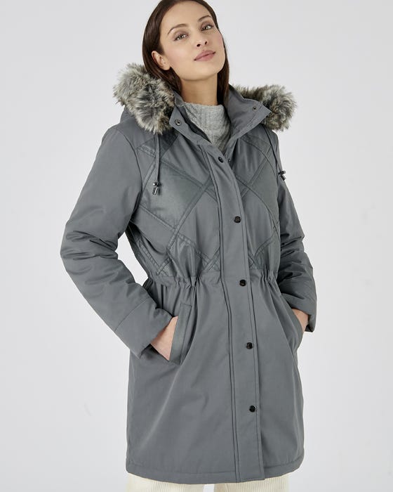 Recycled Thermal Patchwork Parka