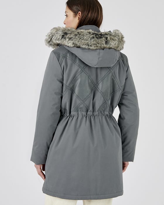 Recycled Thermal Patchwork Parka