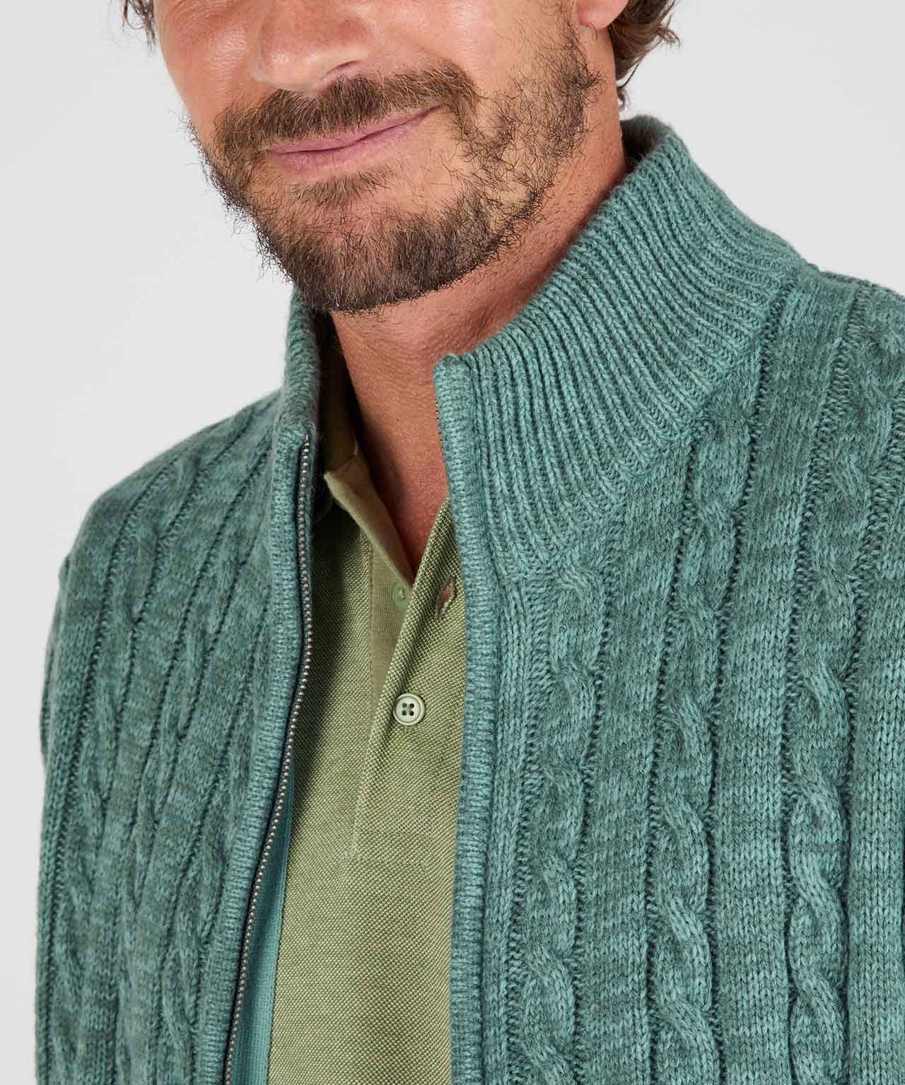 Cable Cardigan