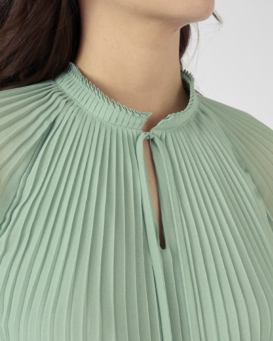 Pleated Blouse