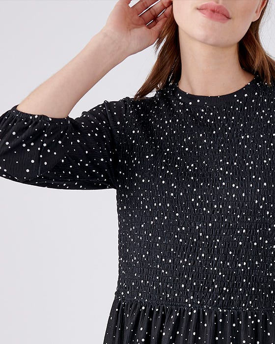 Dotty Print Dress