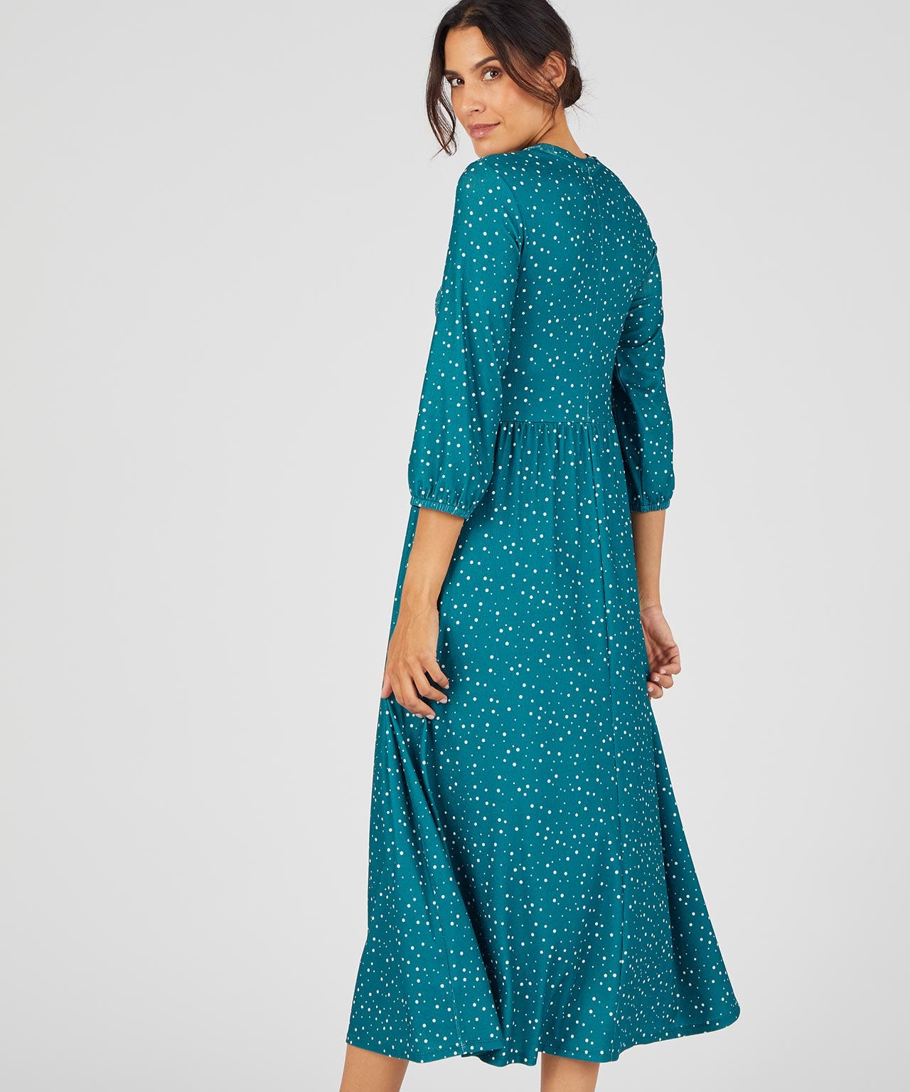 Dotty Print Dress 