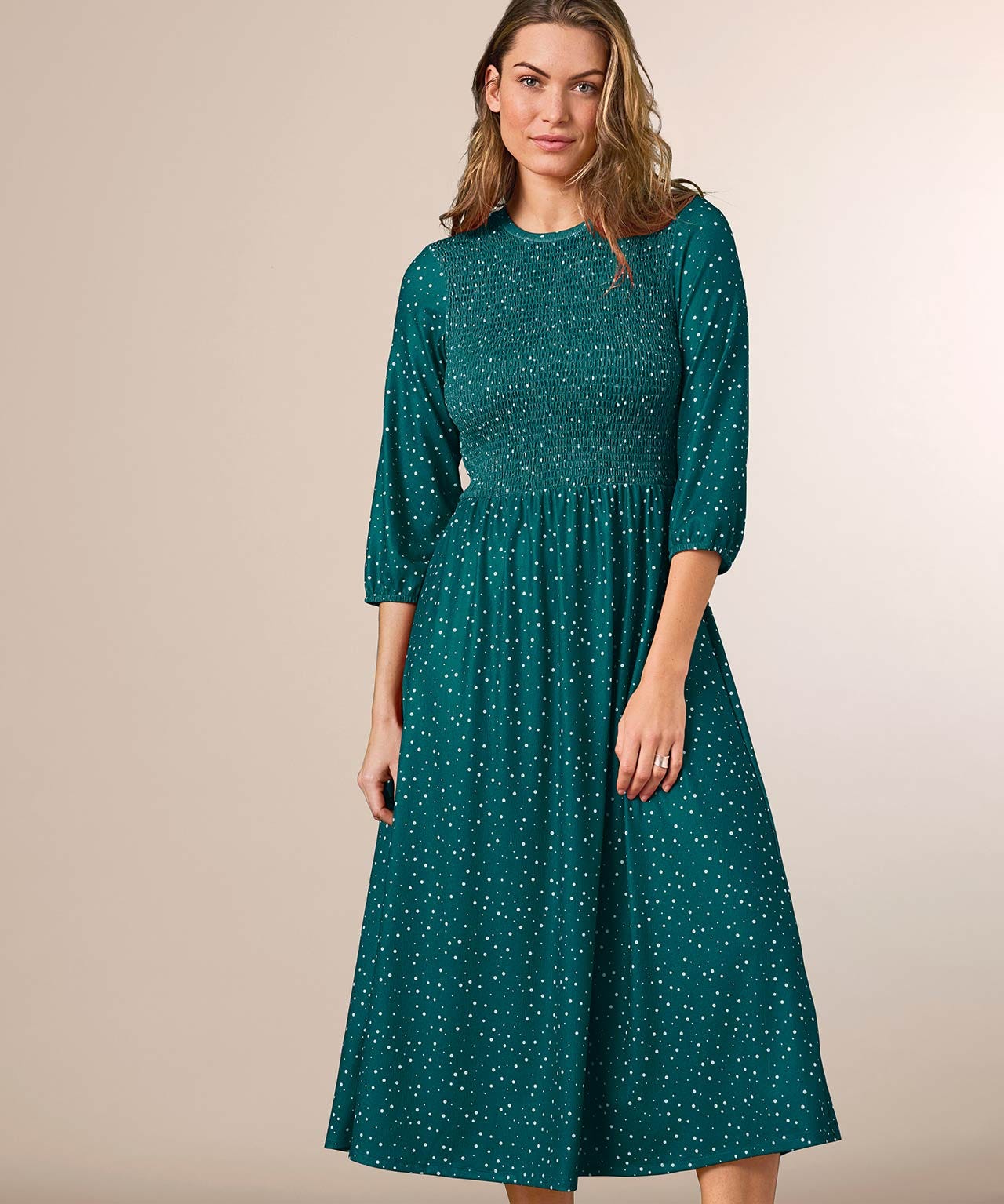 Dotty Print Dress 