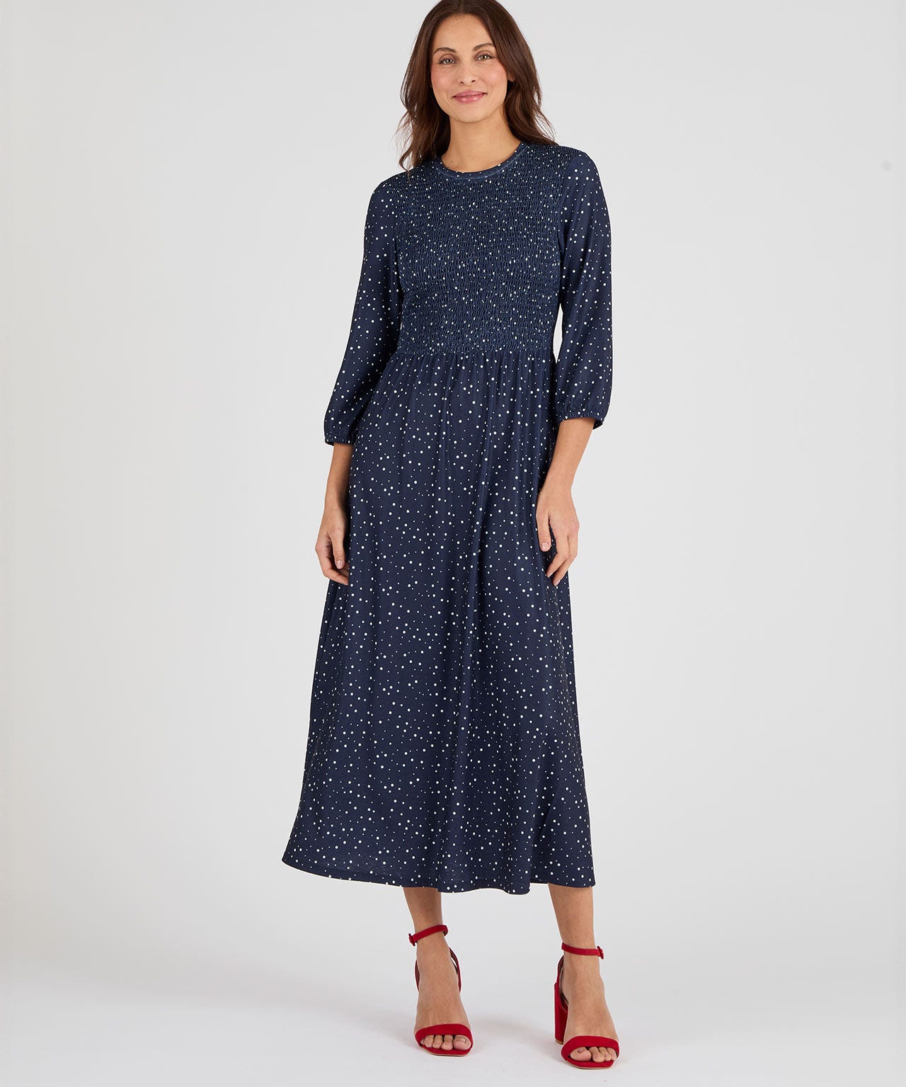 Dotty Print Dress 