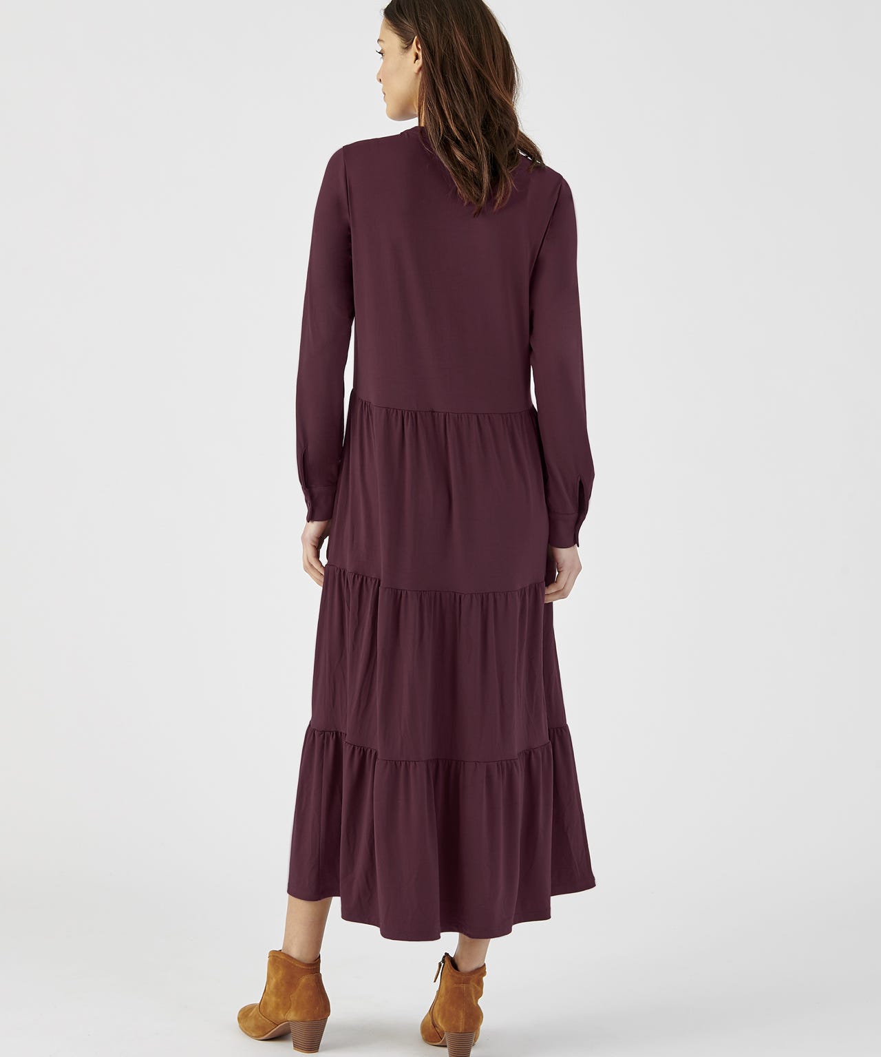 Jersey Tiered Dress