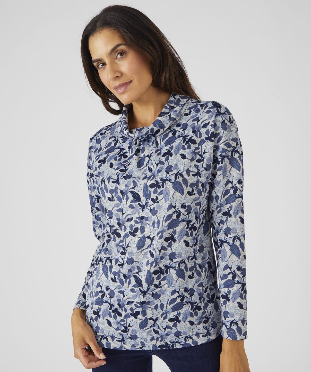 Cowl-neck Top