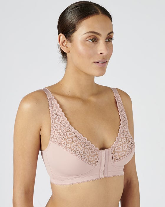 Non-wired Open-front Bra