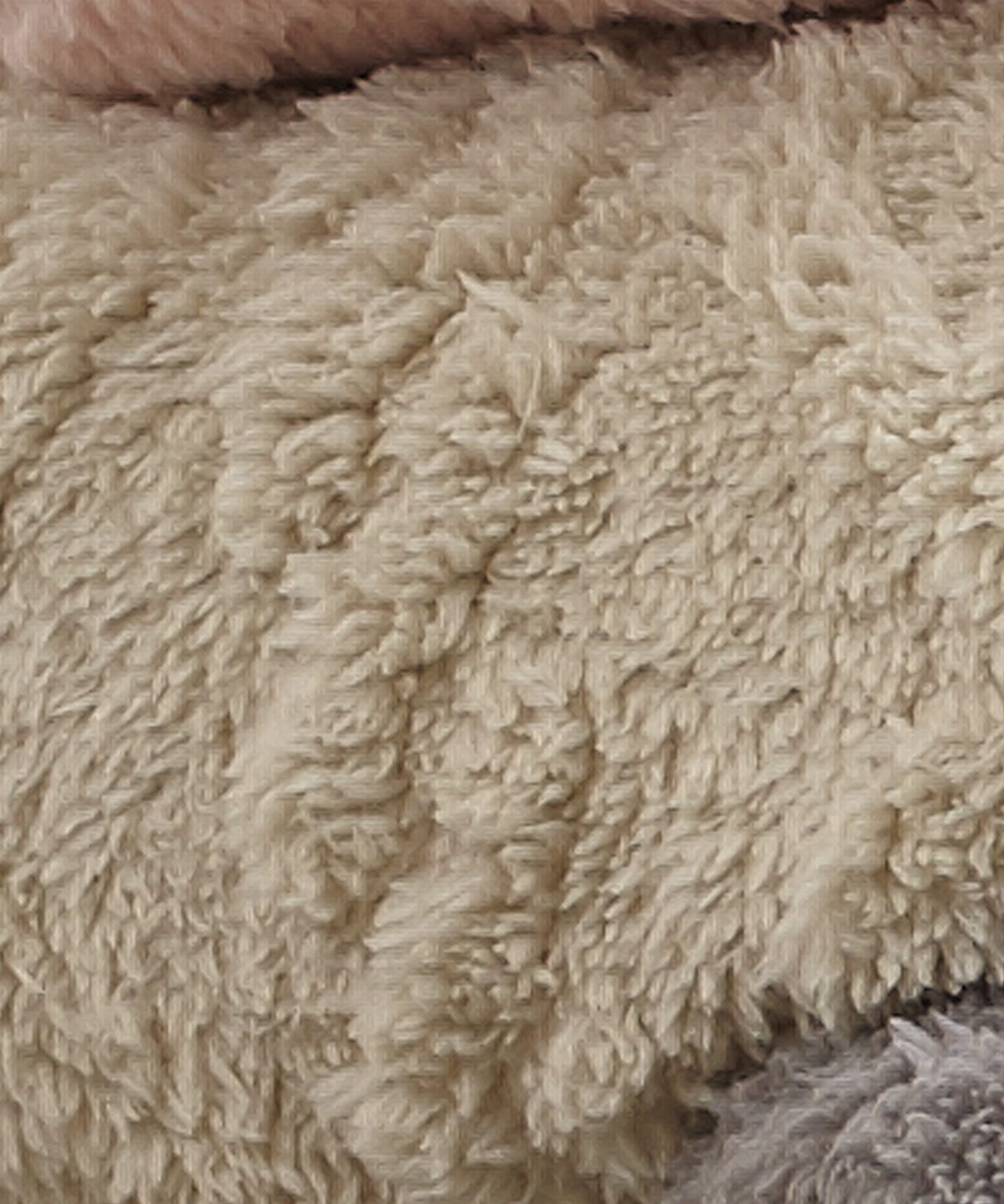 Textured Sherpa Throw