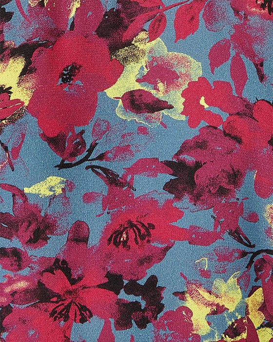 Jersey Mock Wrap Effect Dress