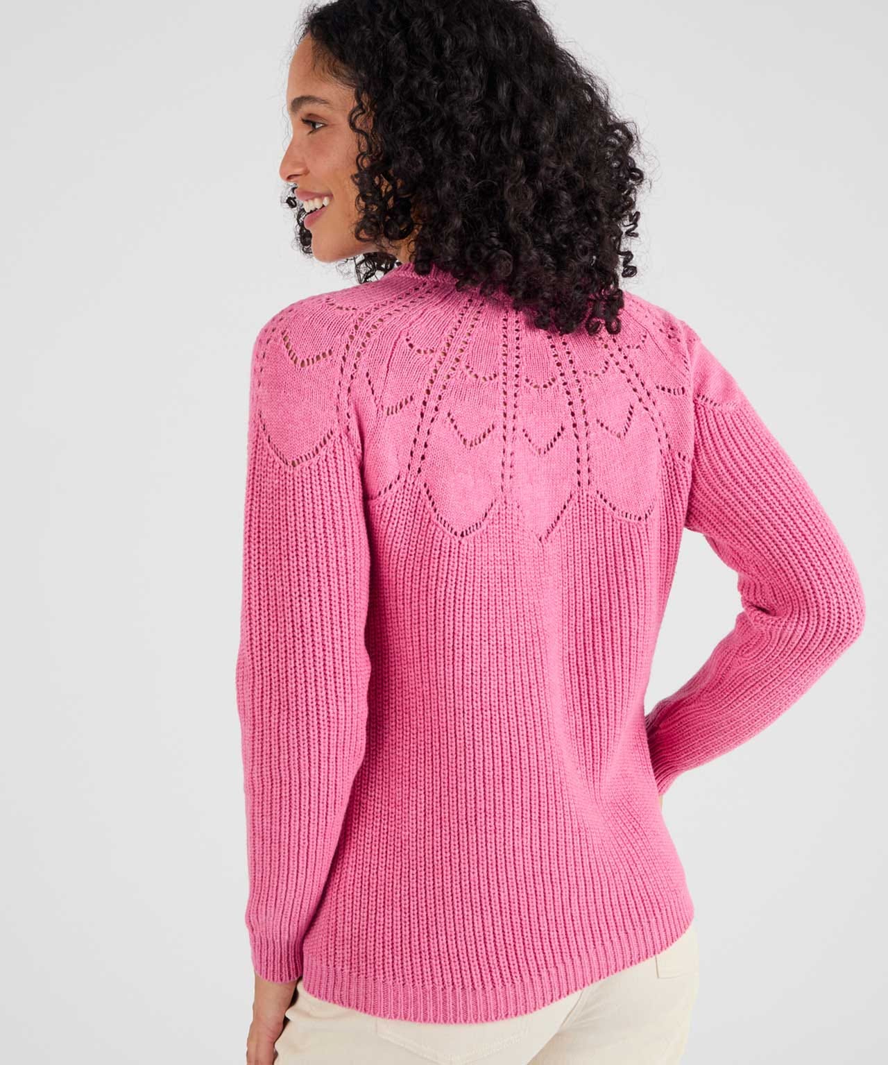 Pointelle Detail Jumper