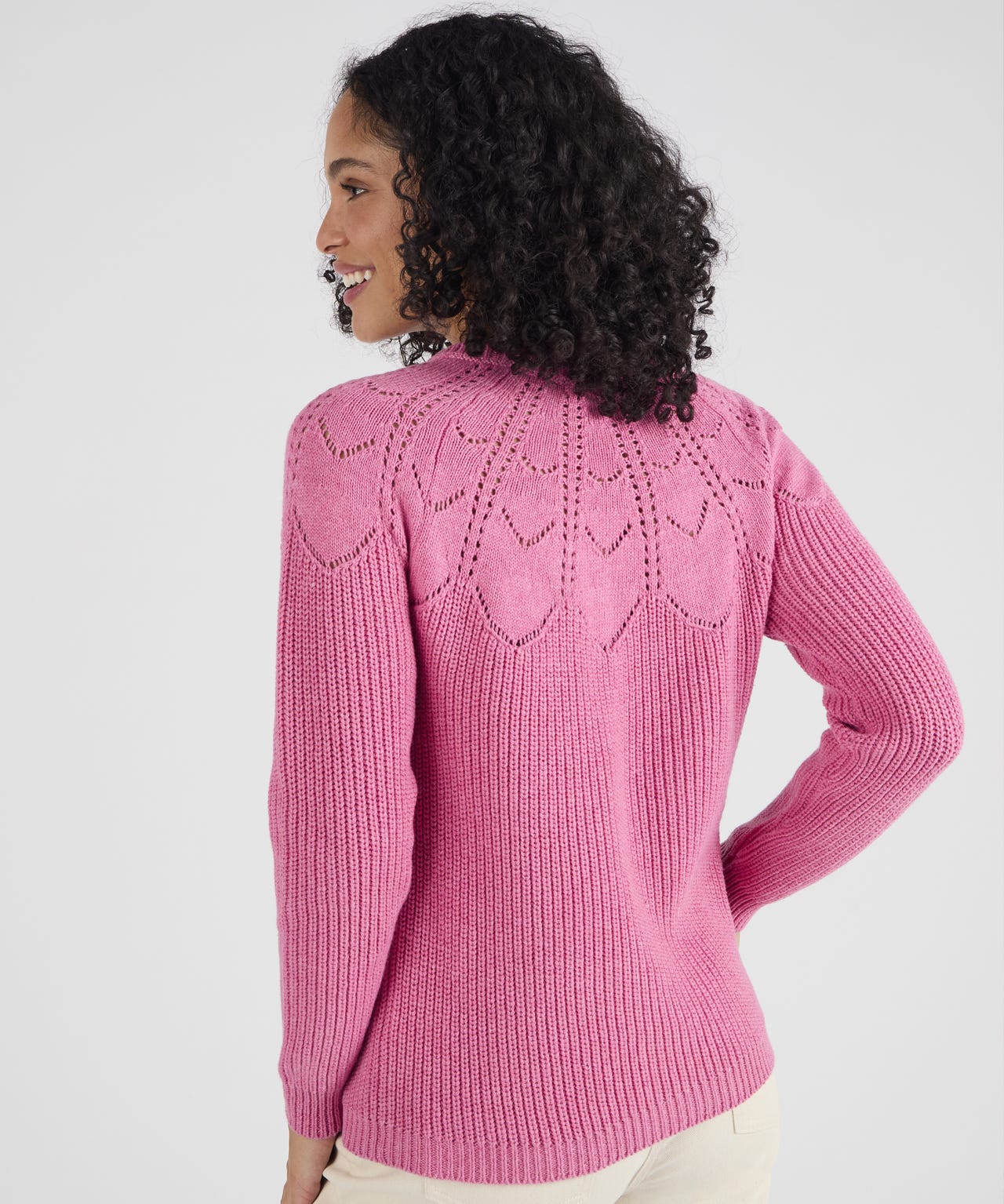 Pointelle Detail Jumper