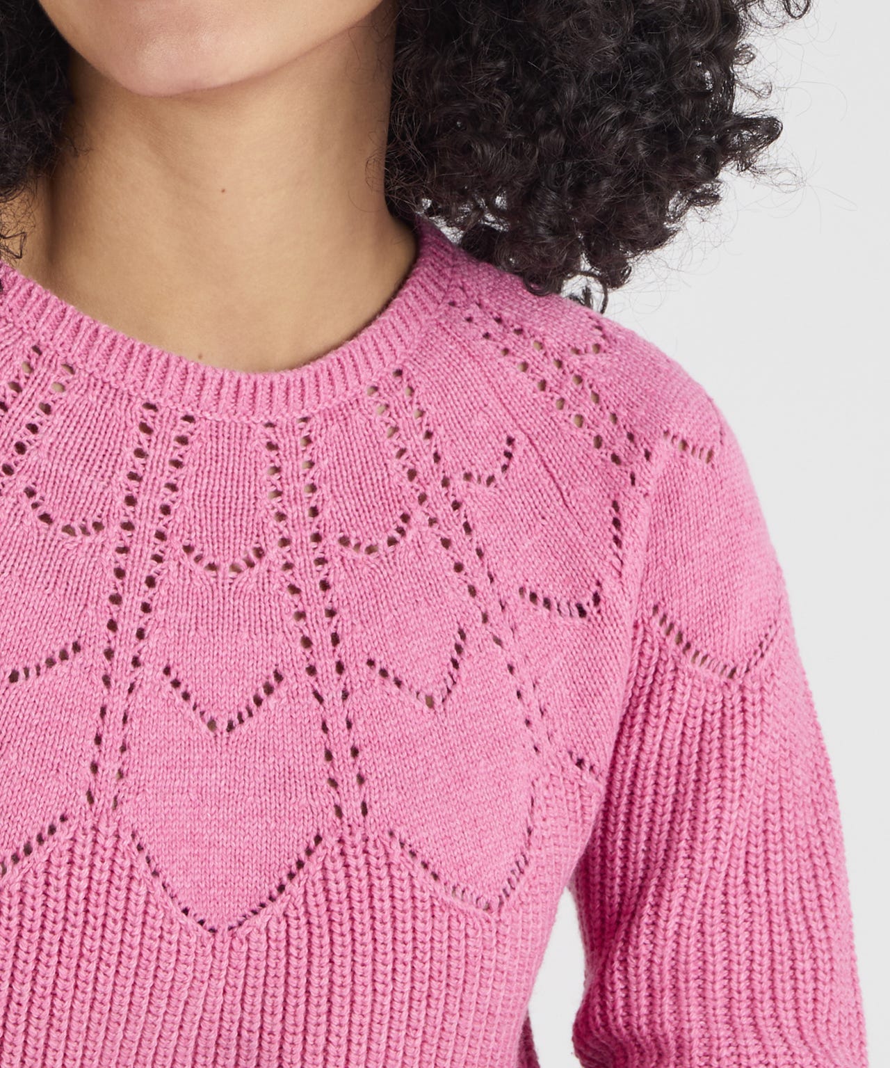 Pointelle Detail Jumper