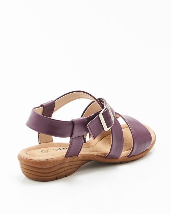 Buckle strap Leather Sandal