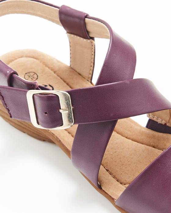 Buckle strap Leather Sandal