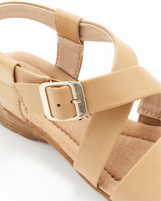 Buckle strap Leather Sandal