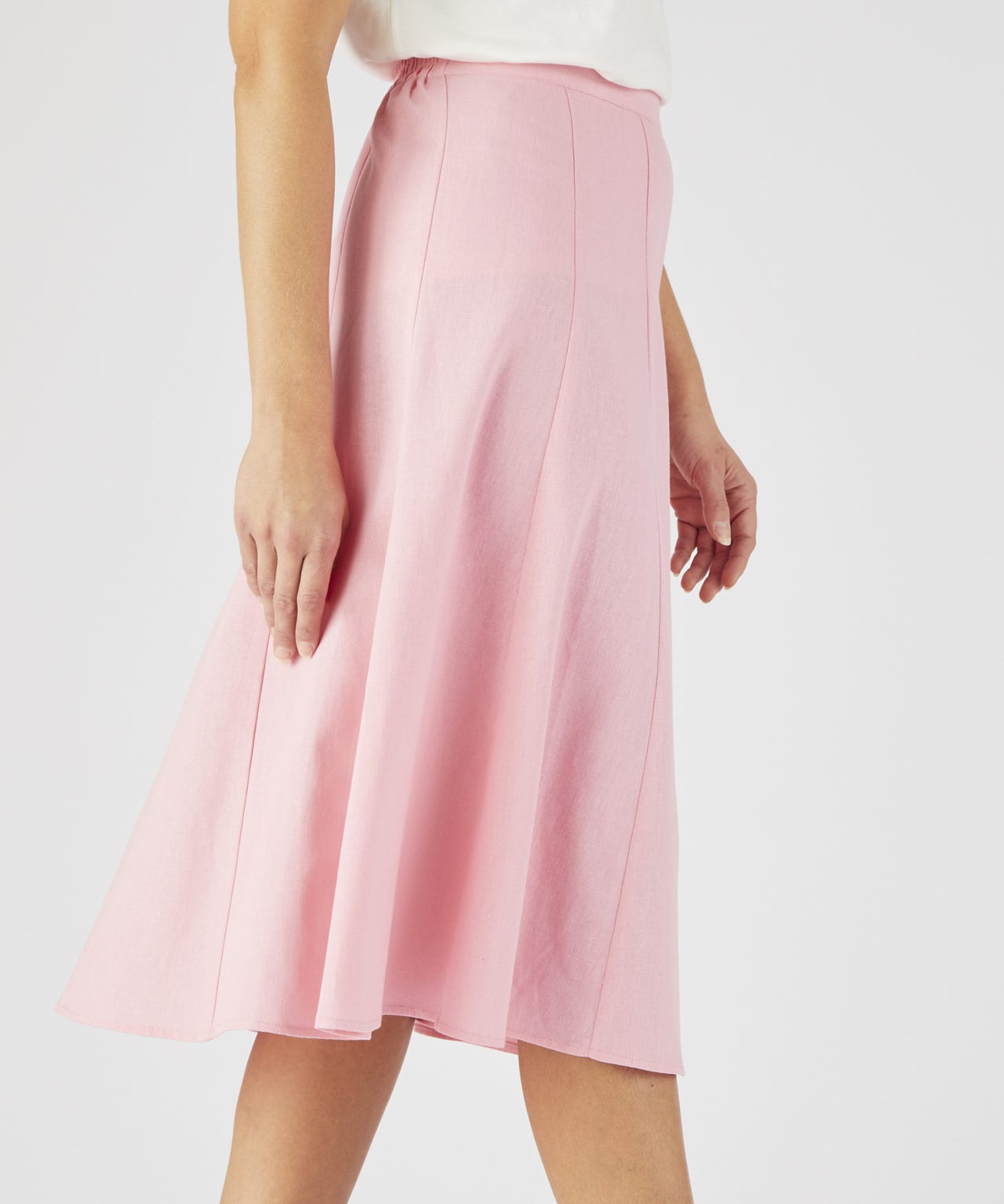 Linen Rich Skirt
