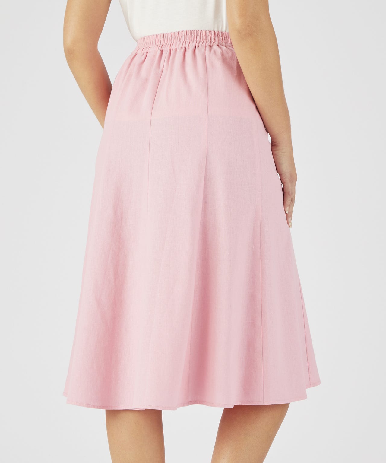 Linen Rich Skirt