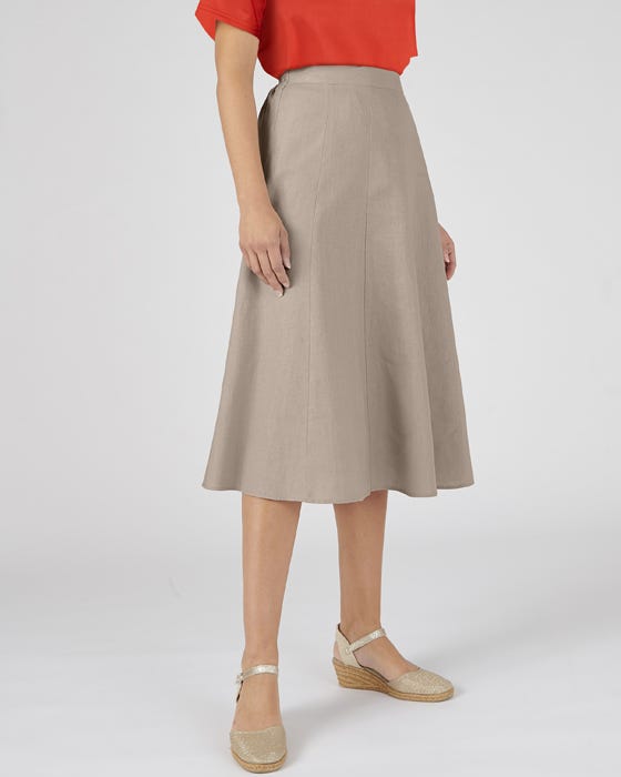 Linen Rich Skirt