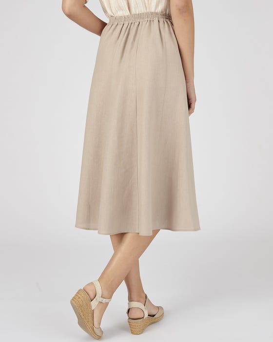 Linen Rich Skirt
