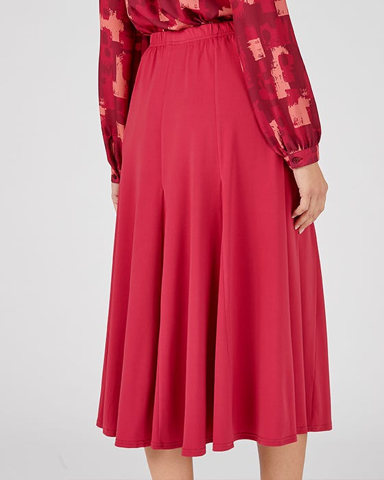 Jersey Panelled Skirt
