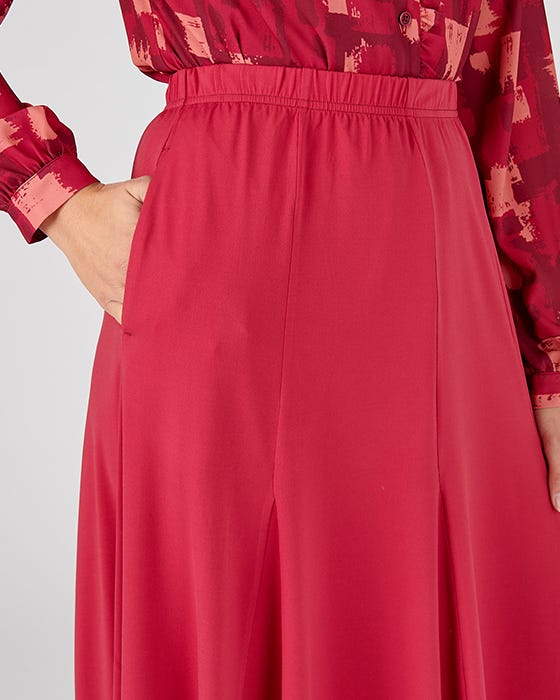 Jersey Panelled Skirt