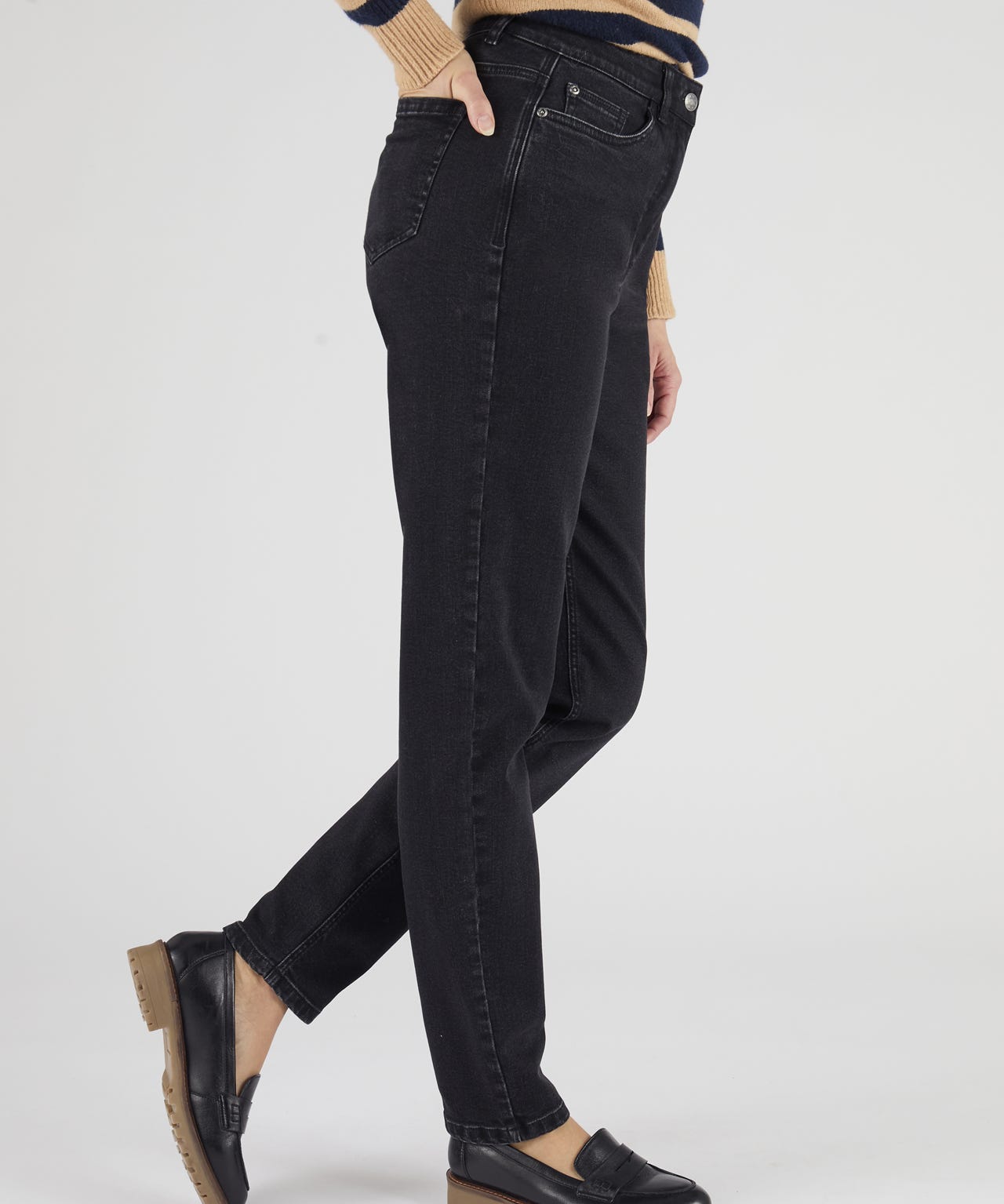 Denim Relaxed Fit Mom Jeans