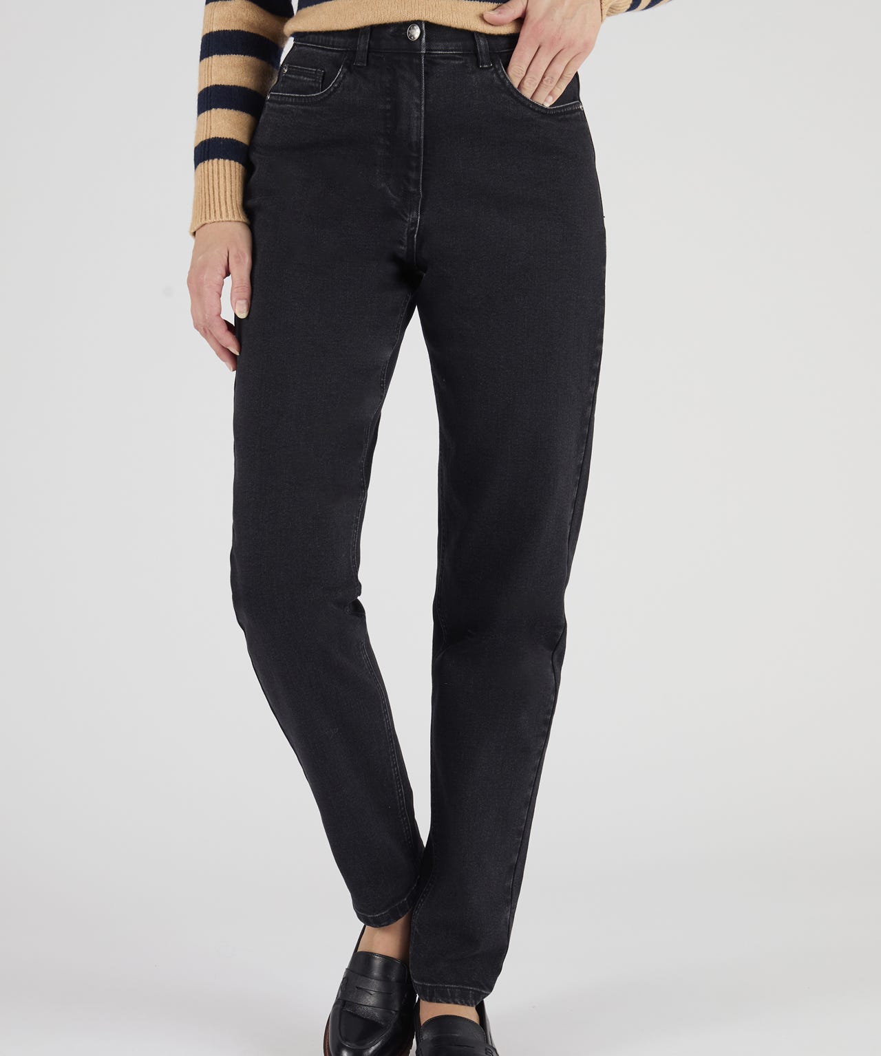 Denim Relaxed Fit Mom Jeans