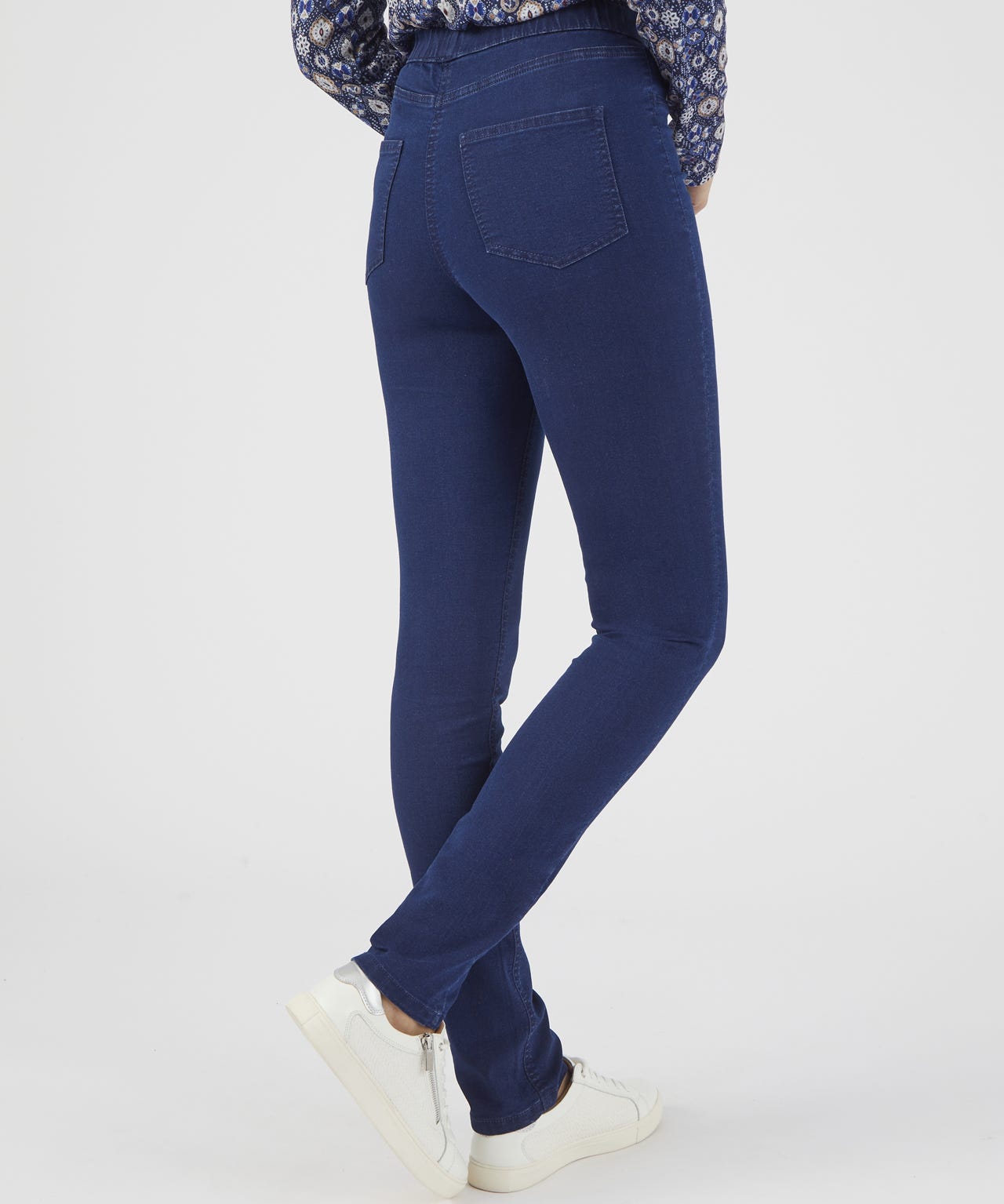 Pull-on Denim Trousers