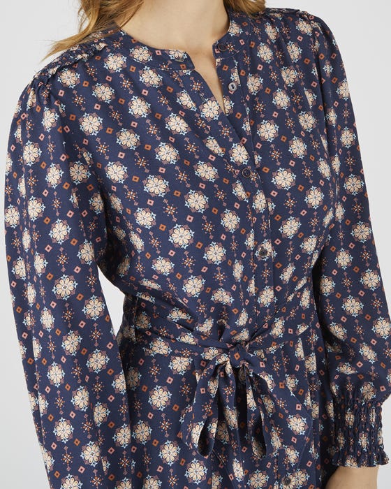 Ecovero Printed Shirt Dress