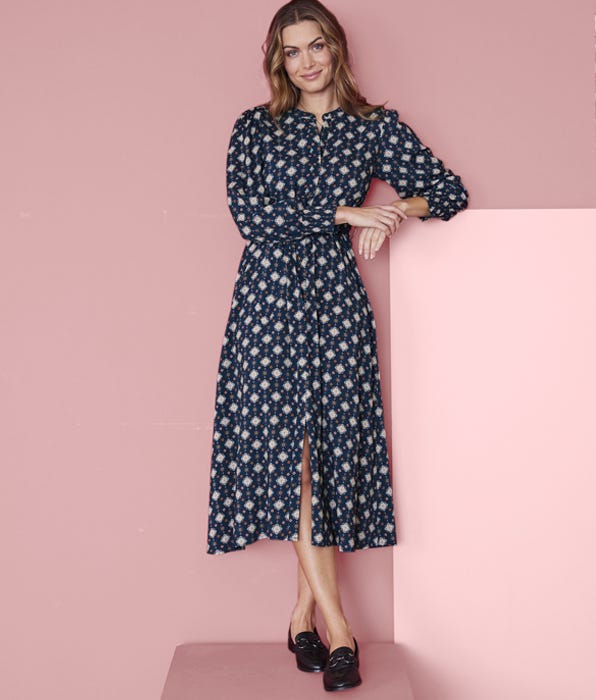 Ecovero Printed Shirt Dress