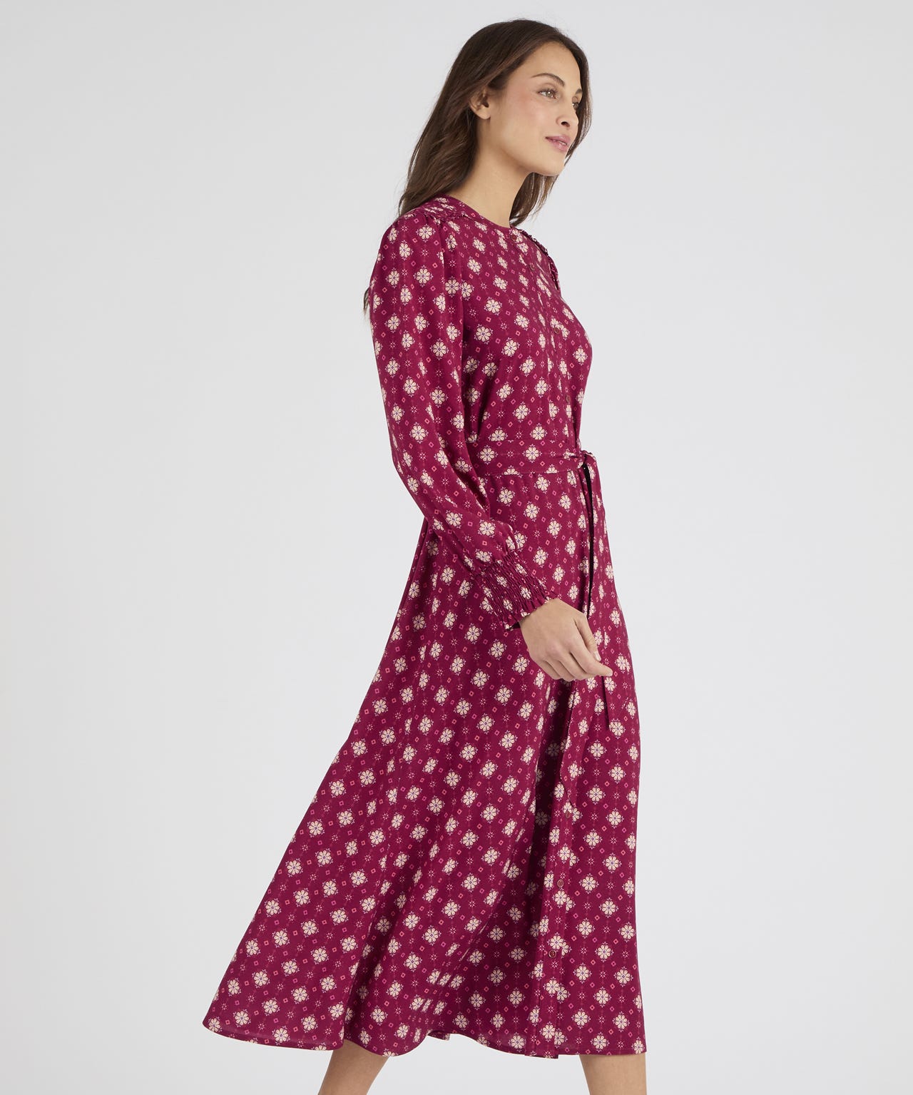 Ecovero Printed Shirt Dress