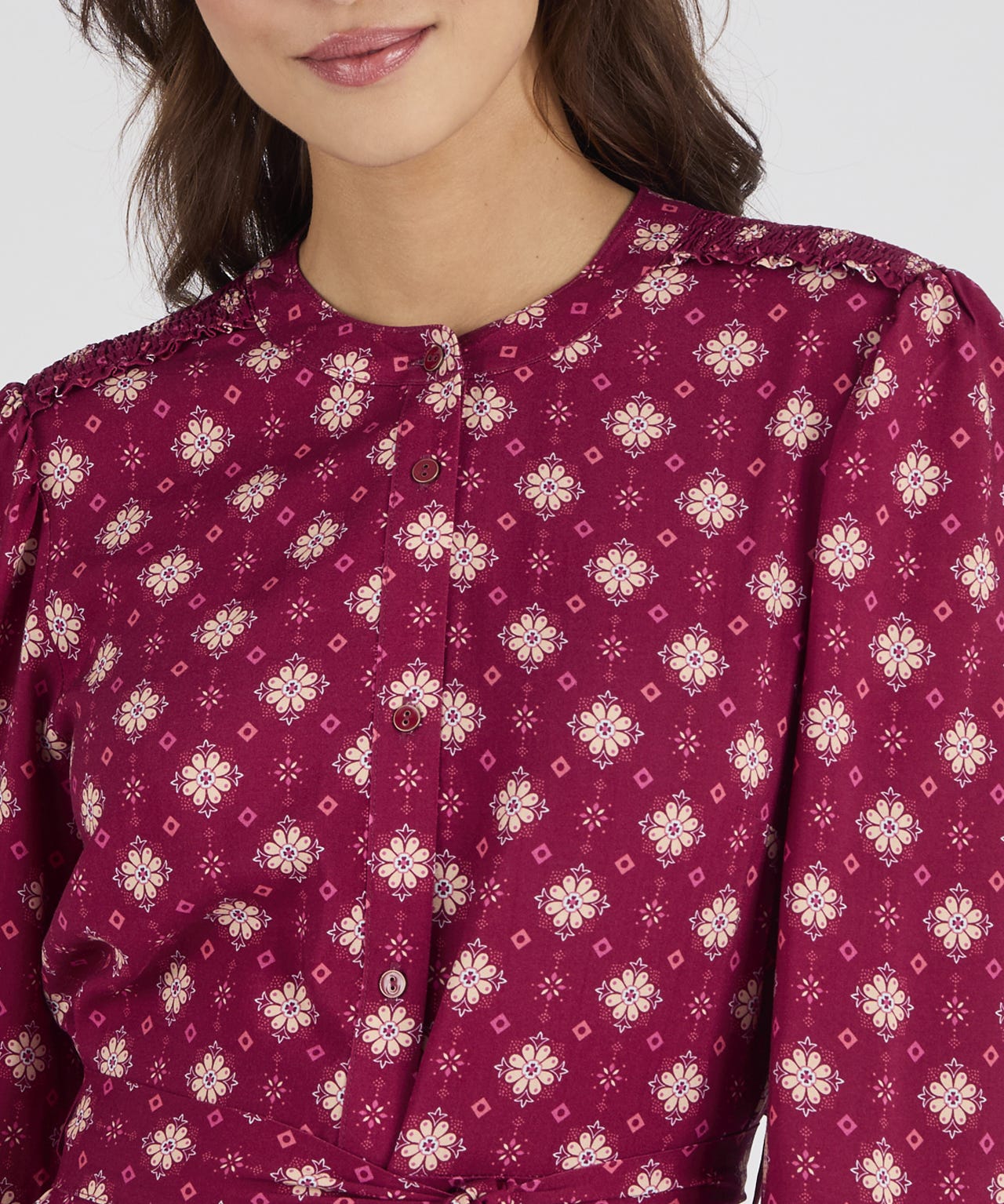 Ecovero Printed Shirt Dress