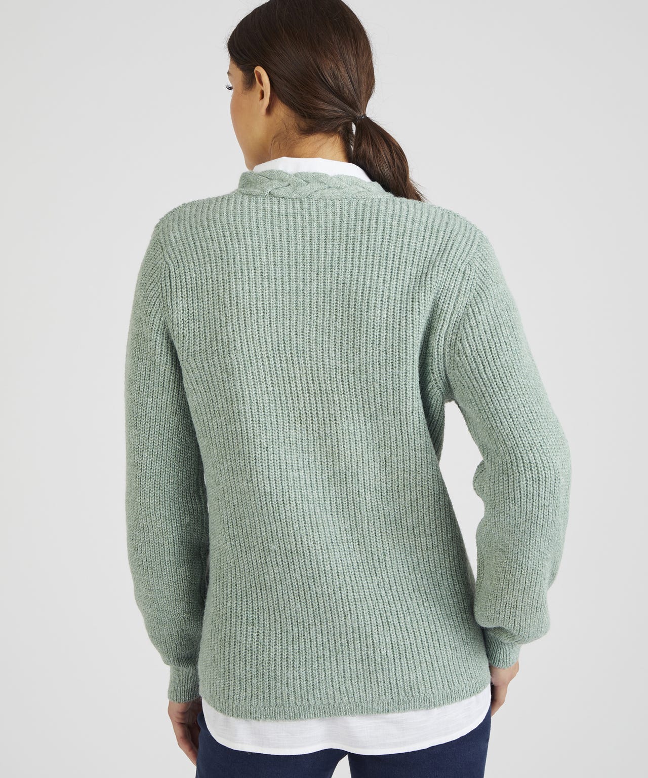 Toasty Thermal Recycled Cable Cardigan
