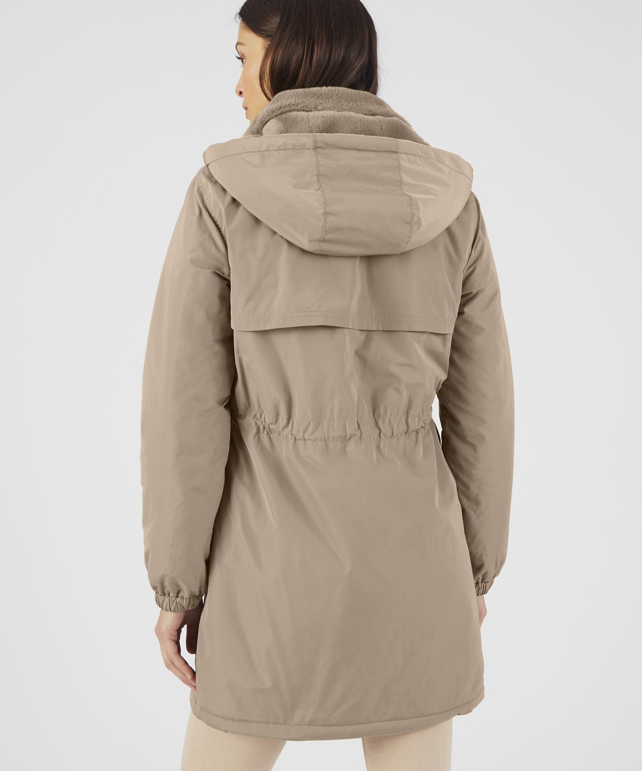 Rain Bouncer Faux Fur Lined Parka