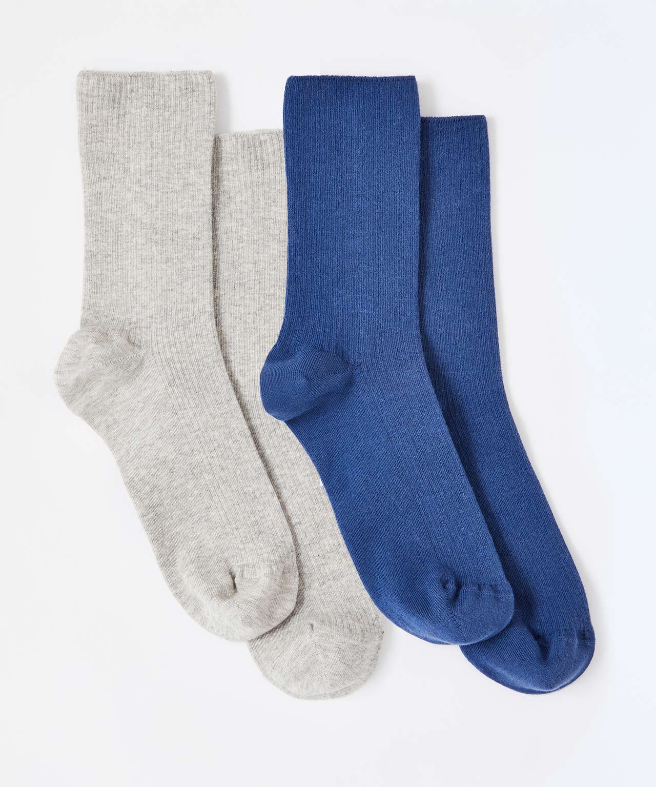 Pack of 2 Comfort Ribbed Socks 