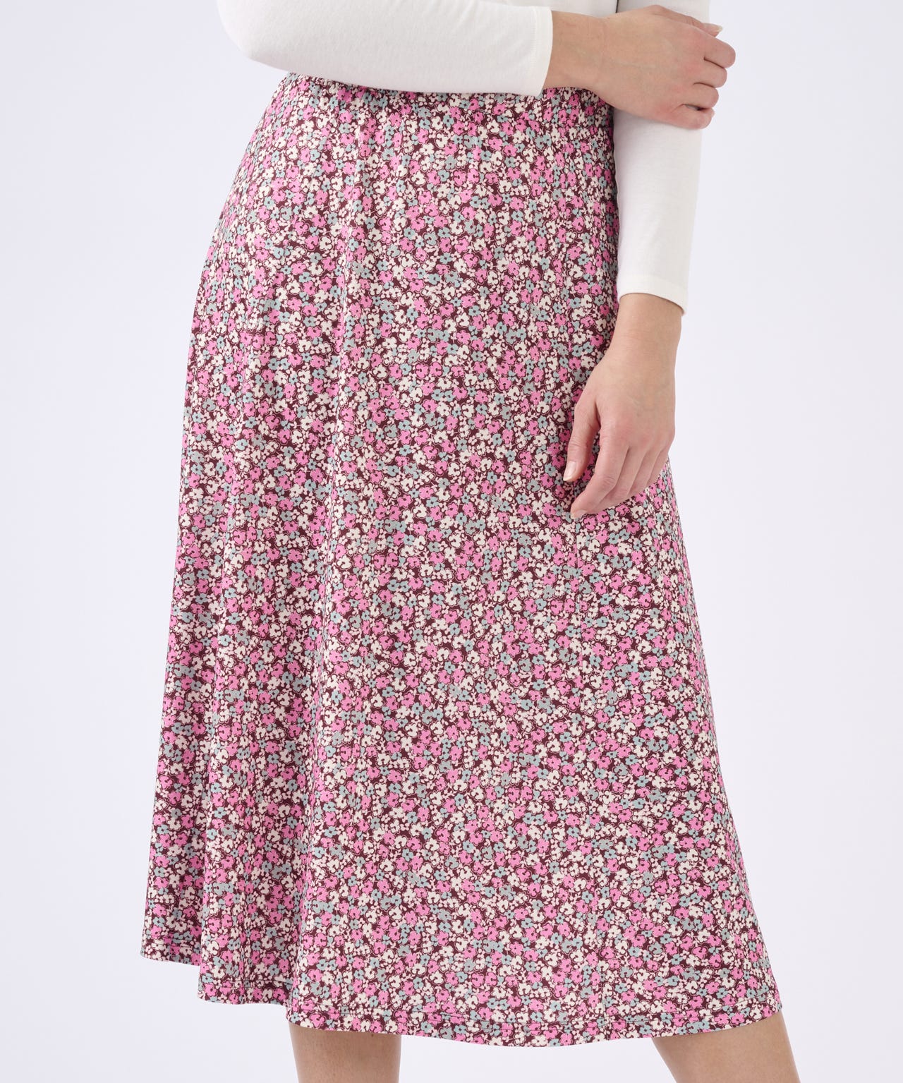 Jersey Printed Skirt