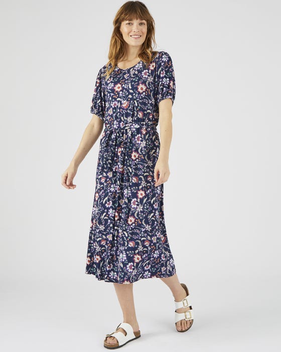 Printed Jersey Dress