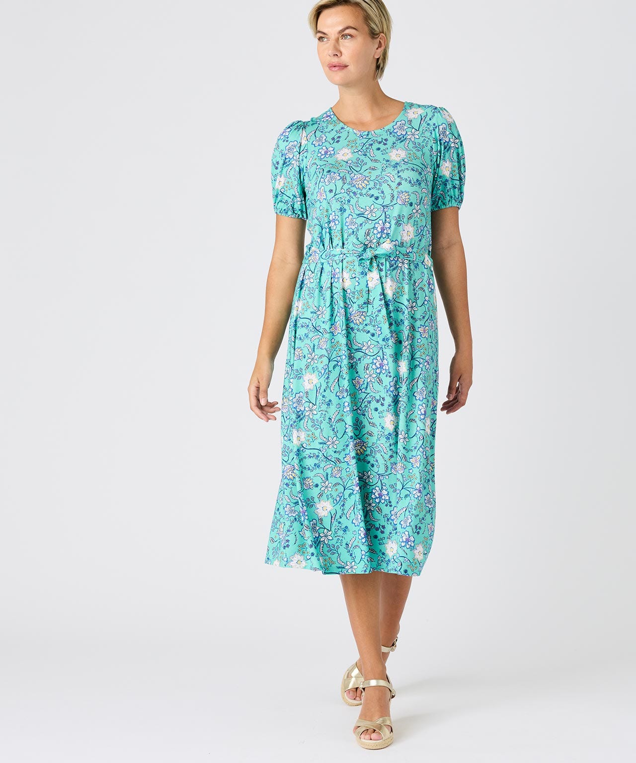 Printed Jersey Dress