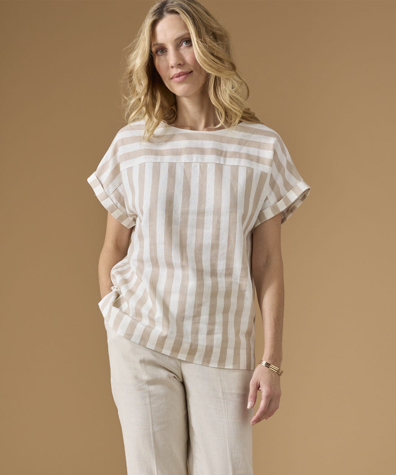 Linen Mix Blouse