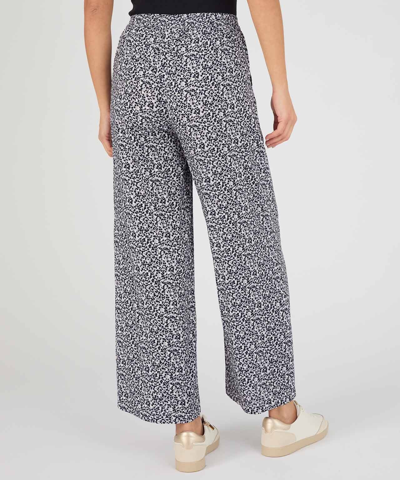 Print Wide-leg Trousers