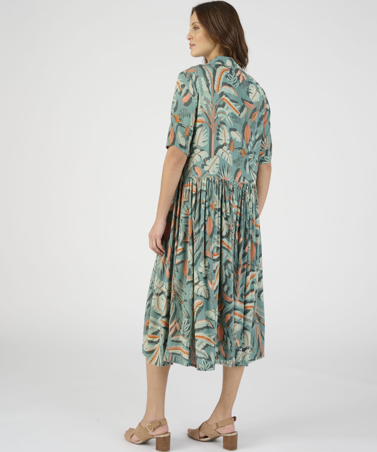 Print Tiered Dress