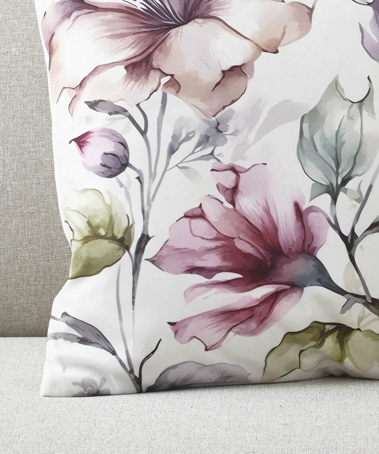 Pack of 2 floral cushion covers