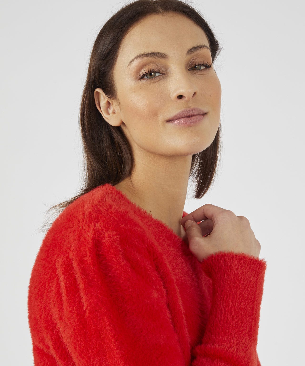 Super Soft Shoulder Pleat Jumper