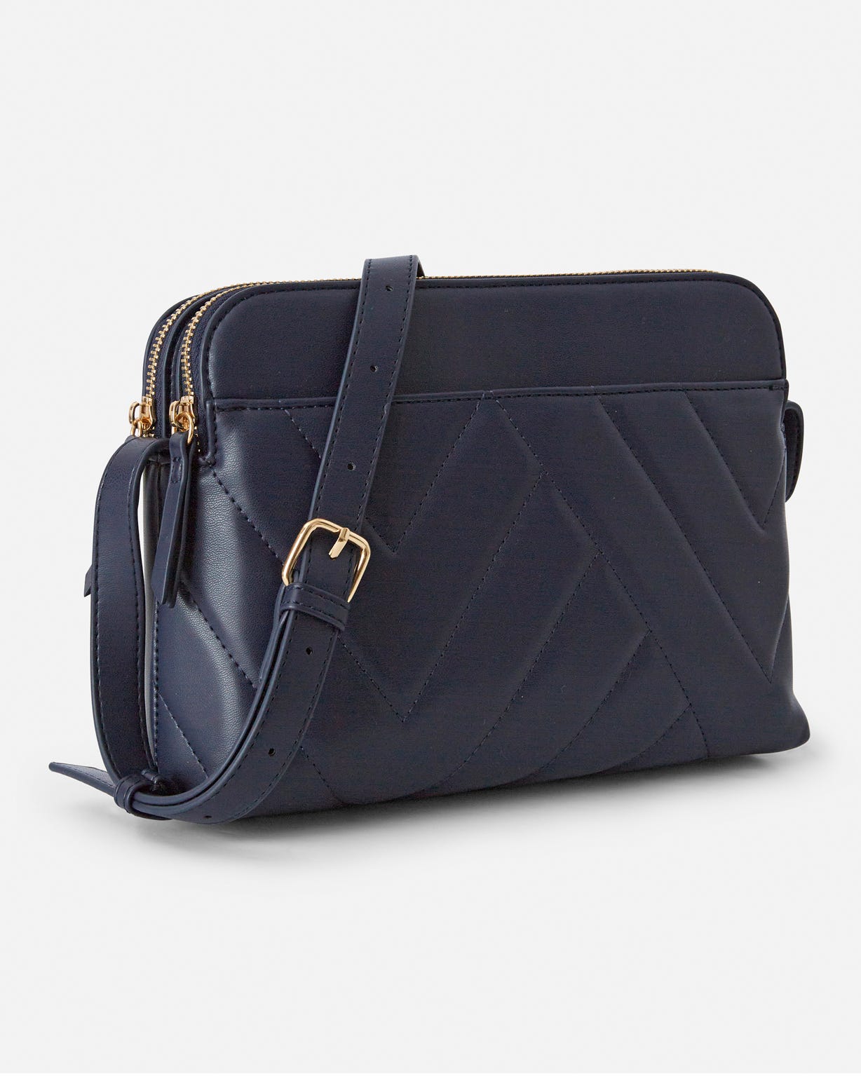 Chevron Quilted-look Bag 
