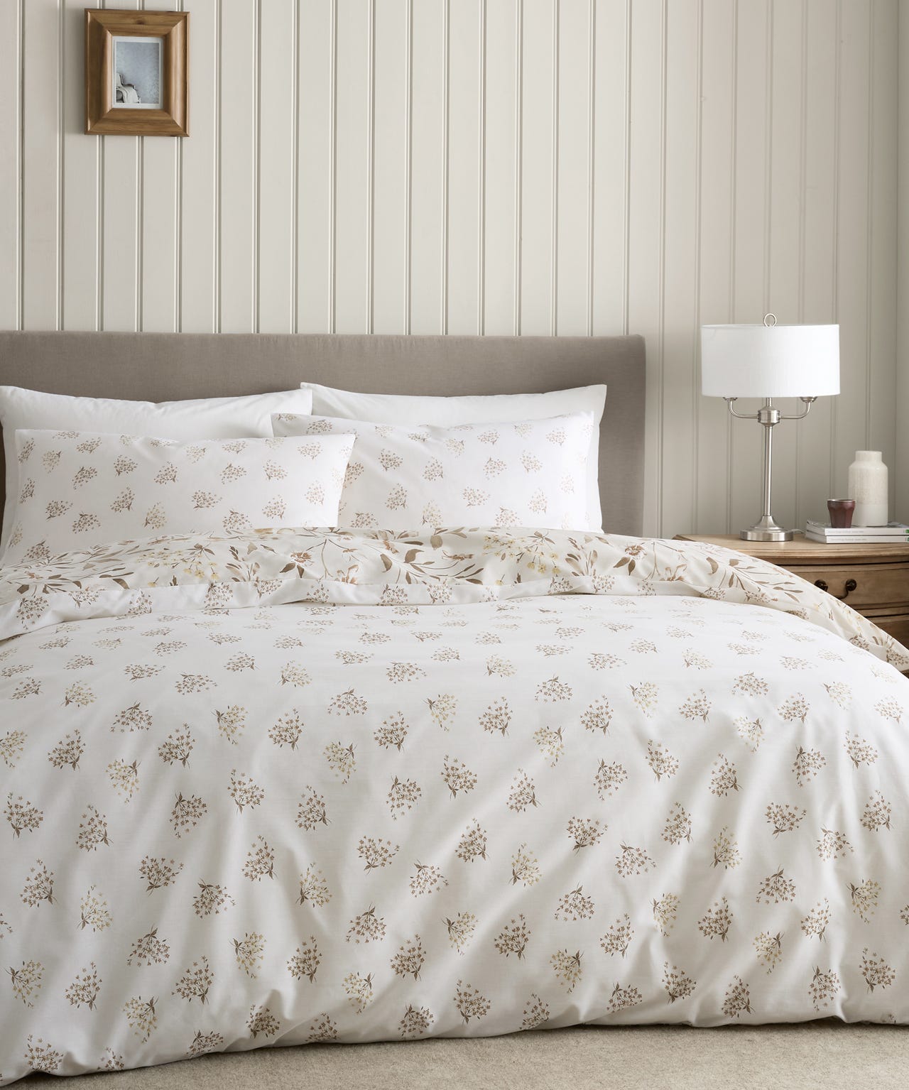 Isadora Floral Cotton Blend Duvet Set