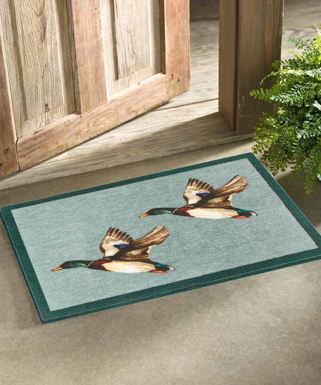 Flying Ducks Slip-Resistant Door Mat 